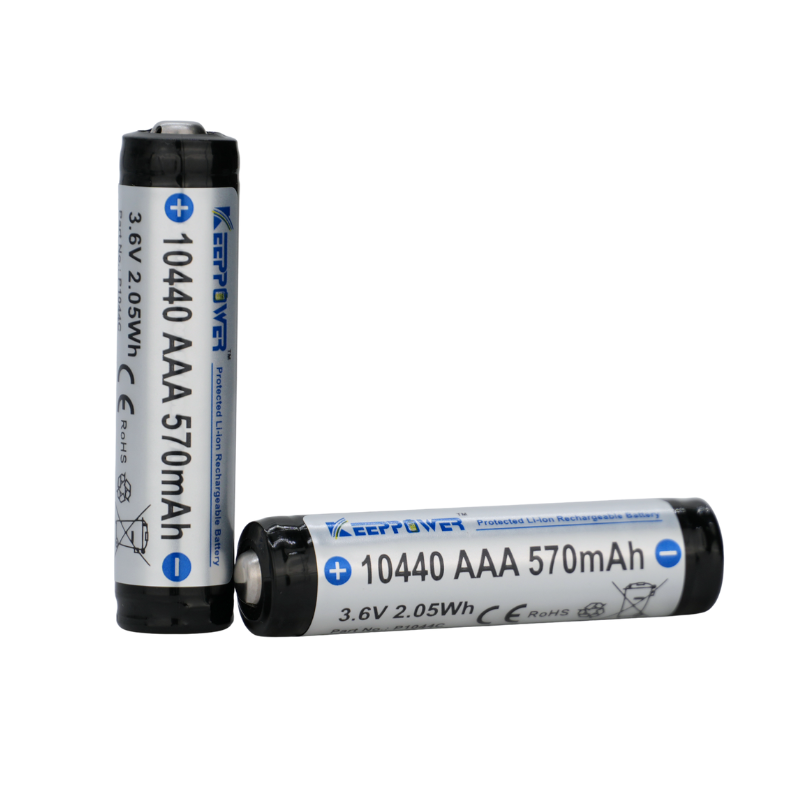 570mAh 10440 バッテリーアーカイブ - キープパワー